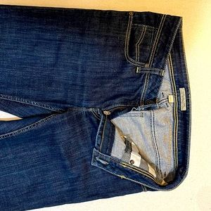 Burberry straight dark wash jean